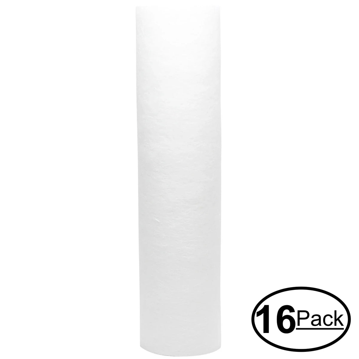 16-Pack Replacement for Everpure SC10-11 EV979782 Polypropylene Sediment Filter - Universal 10-inch 5-Micron Cartridge for EVERPURE SC10-11 10" STEAM/COMBI FILTRATION SYSTEM - Denali Pure Brand