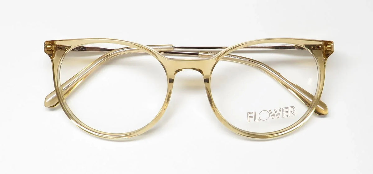 FLOWER 6048 AZALEA CLASSIC SHAPE WOMENS DESIGNER FULL-RIM EYEGLASS FRAME/EYEWEAR