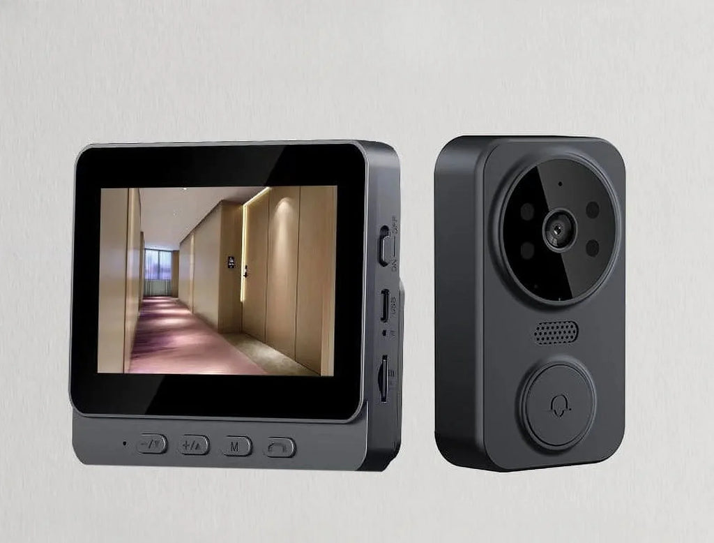 M12 video doorbell 4.3-inch home smart life 2.4G wireless video two-way intercom doorbell monitoring