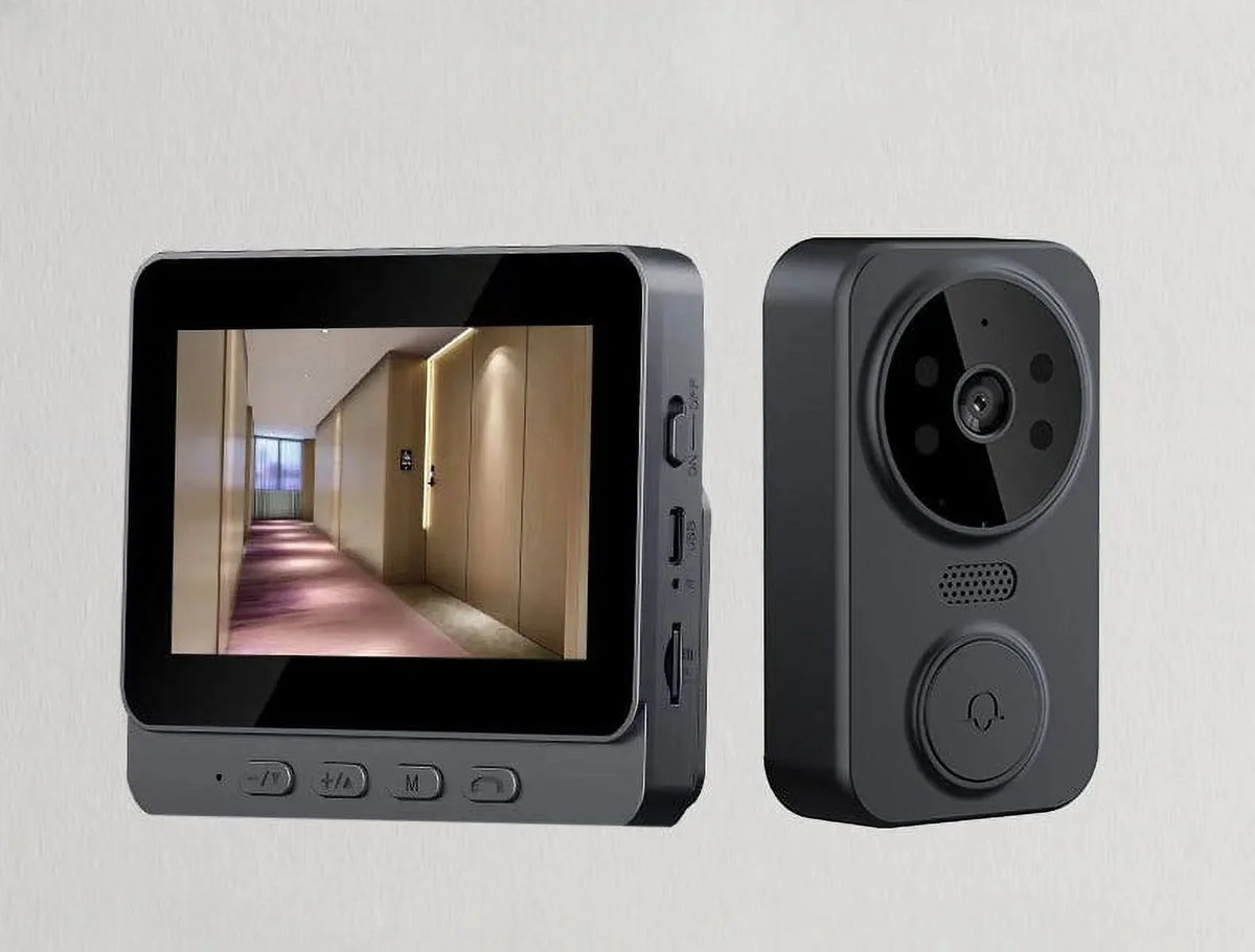 M12 video doorbell 4.3-inch home smart life 2.4G wireless video two-way intercom doorbell monitoring