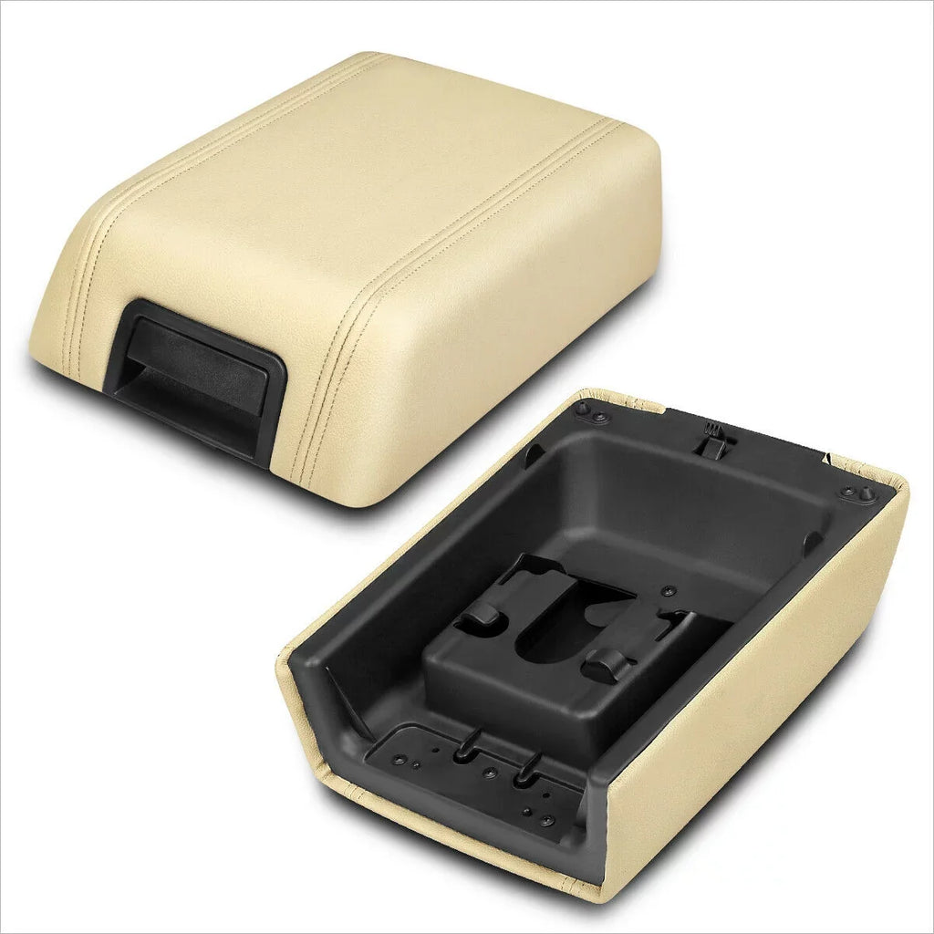 Teledu Beige Center Console Top Lid Repair Kit Armrest Latch Wrap For Ford Lincoln