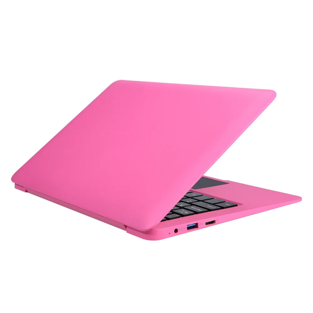 Tomshine Portable Windows 10 10.1inch Netbook Support TF card with Quad Core Processor/ 2GB+64GB/ Wi-Fi/ BT/ HD Pink Plug
