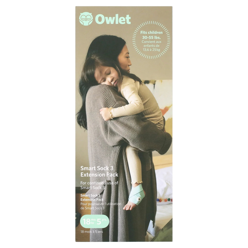 Owlet BMEP3NNBBJ Dream Sock Video Baby Monitor Extension Pack Mint Green