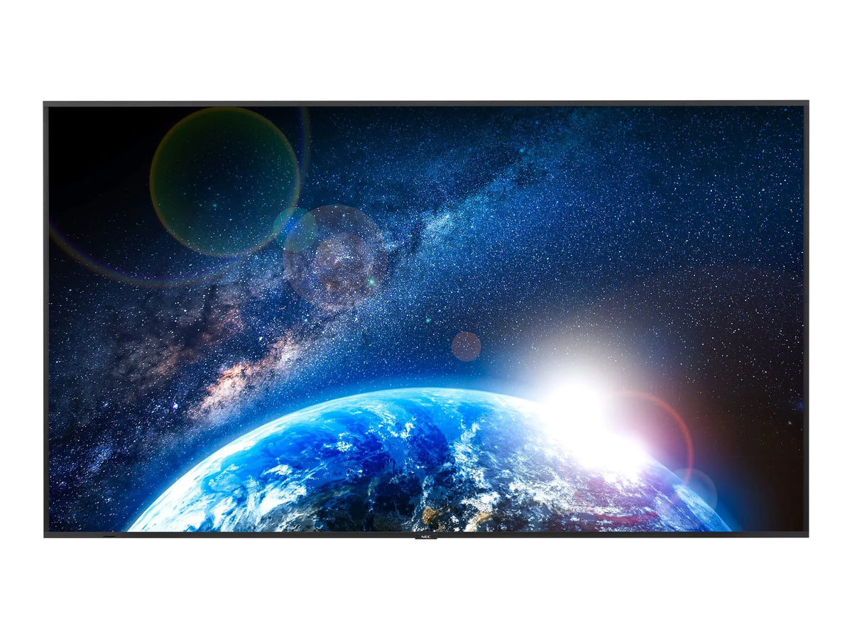 NEC E868 - 86" Diagonal Class E Series LED-backlit LCD display - digital signage - 4K UHD (2160p) 3840 x 2160 - HDR - Direct LED