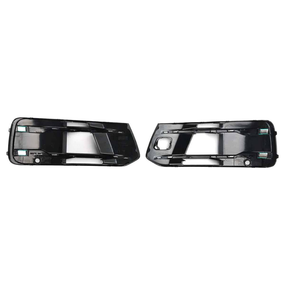 Front Bumper Shield Fog Light Grille Bezel Insert Grill Fit for Audi Q7 2016-2019
