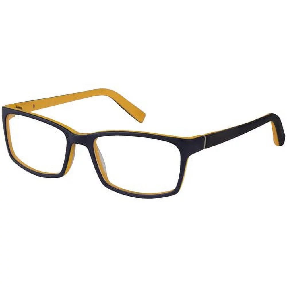 Nerf Recon Men's Eyeglass Frames--Navy & Yellow