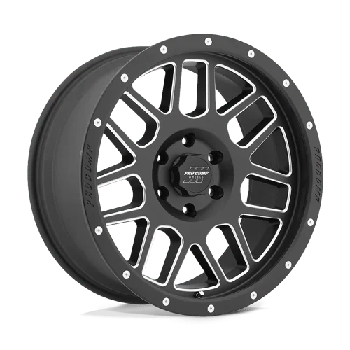Pro Comp PXA40 20X9 6X5.5 S-BLK MILL -12MM - PXA5140-298345