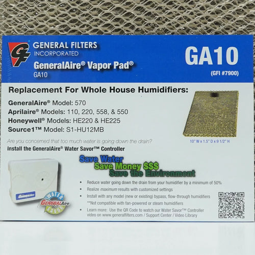 10-2 2PAK #10 for Aprilaire Humidifier 500 550 Water Panel Pad Filter