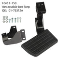 Paddsun Left Side Rear Truck Aluminium Bed Side Steps For 2015-2019 Ford F-150 75312-01A