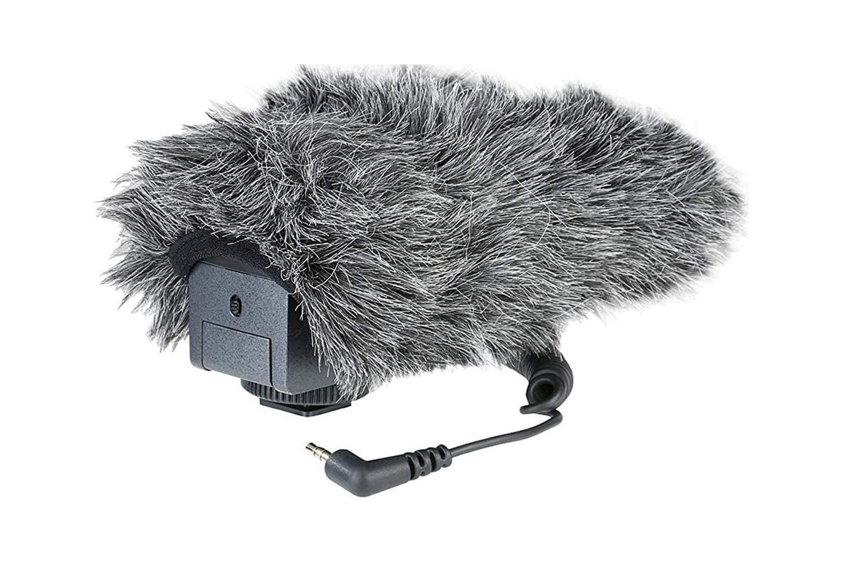 Movo WS-SM440 Furry Outdoor Microphone Windscreen Muff Custom Fit for Sennheiser MKE 440 Compact Stereo Shotgun Microphone