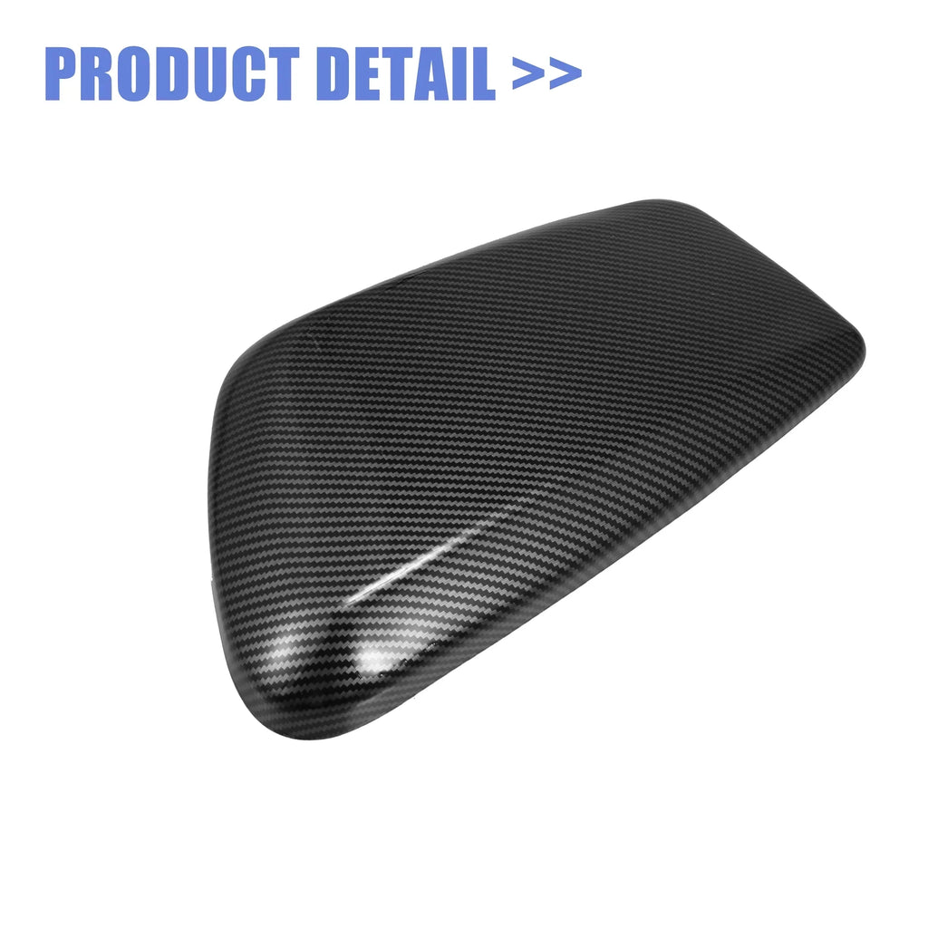 Unique Bargains Car Center Armrest Box Wrap Lid Trim Carbon Fiber Pattern Console Storage Box Protector for BMW F48 F39