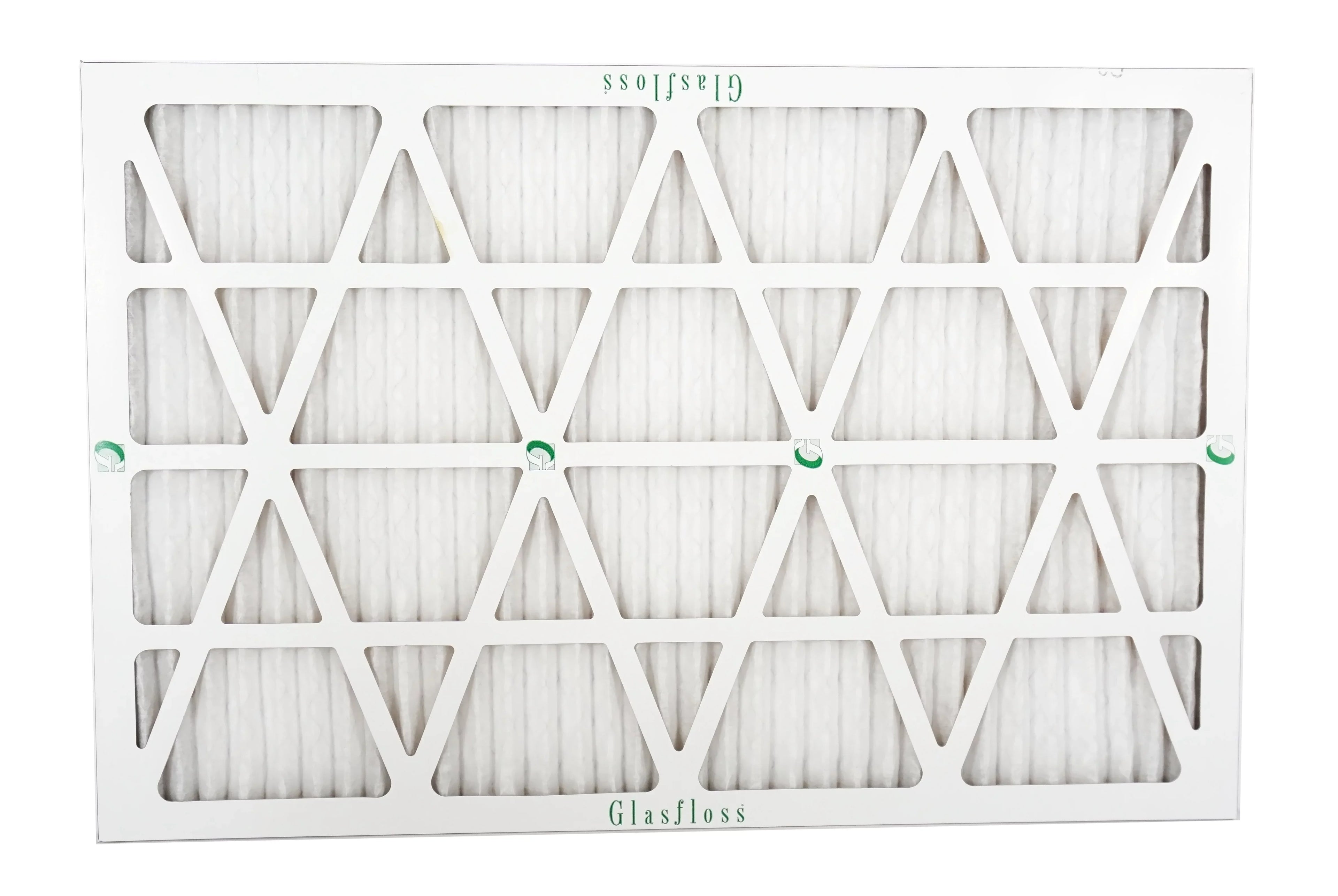 Glasfloss 18x25x1 - MERV 10 -Qty:12 - Furnace Air Filter - Made in USA (Actual Size: 17.5 x 24.5x7/8 inch)