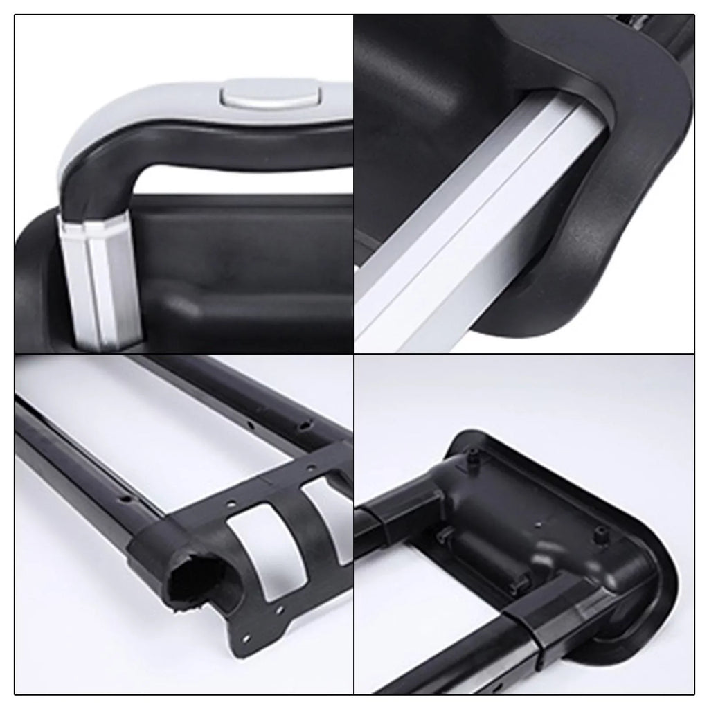 Telescoping Replacement Handle, Parts adjustable Pull Rod, Black for Luggage Case Speaker Trolley Cart Suitcase Ice Bucket , Three Sections