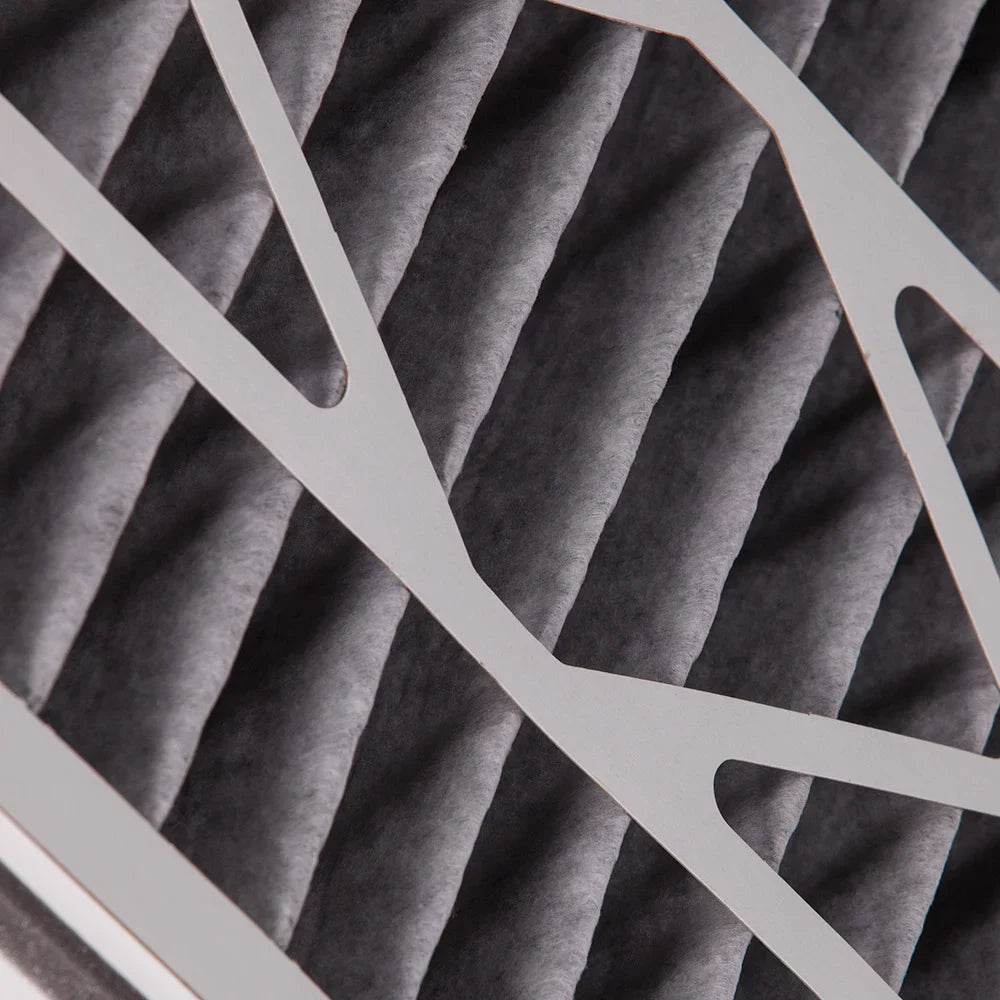 Air Bear 20x25x5 (4 7/8) Air Filter Replacement MERV 12 Pleated +Carbon 4 Pack