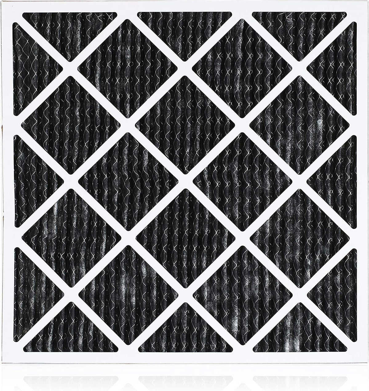 Filterbuy 16x18x1 MERV 8 Odor Eliminator Pleated HVAC AC Furnace Air Filters with Activated Carbon (6-Pack)