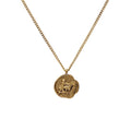 Blue Box Boutique Inc Gold Stainless Steel Aquarius Zodiac Pendant Necklace for Women, Teens | Horoscope, Birthday Gift