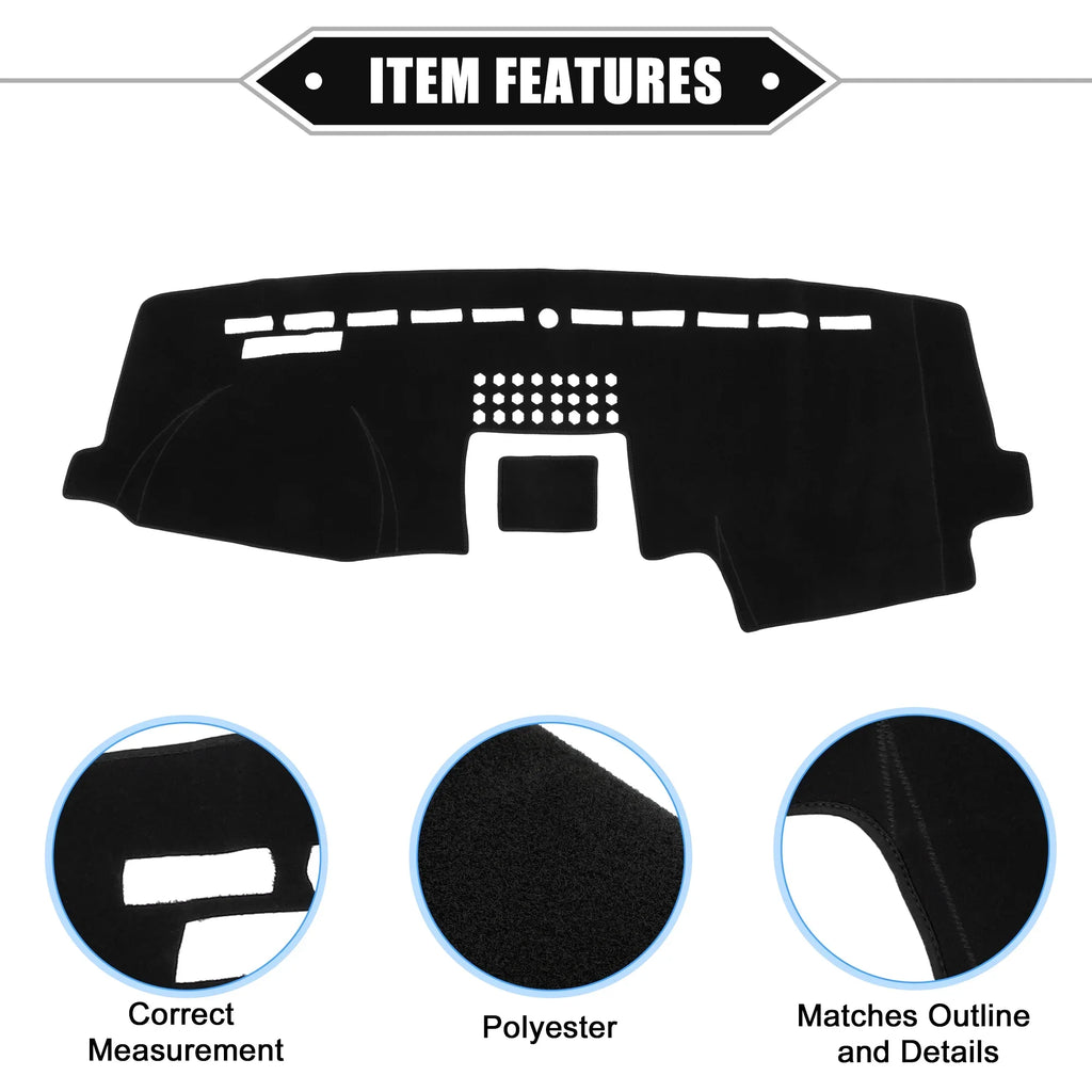 Unique Bargains Car Center Console Dashboard Protection Mat Suitable for Ford F150 2015-2020 Protective Polyester