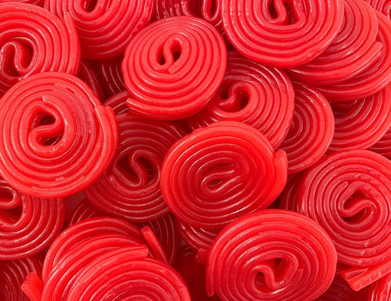 Broadway Licorice Wheels - Pin Wheels - Strawberry Wheels - Black Licorice Wheels (Red Strawberry Licorice, 3LB)