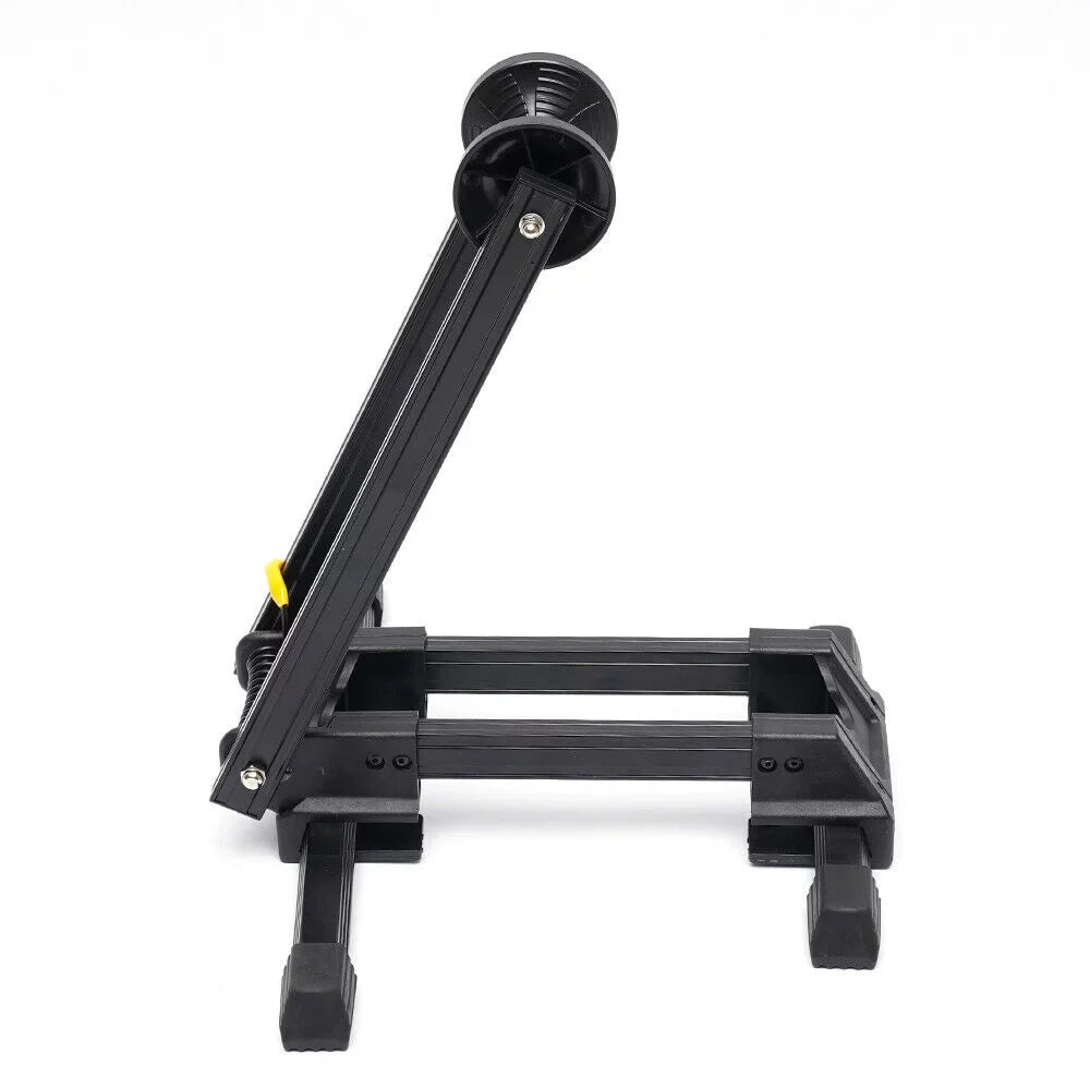 Bike Floor Parking Rack Storage Stand Bicycle Mountain Bike Holder Foldable Black