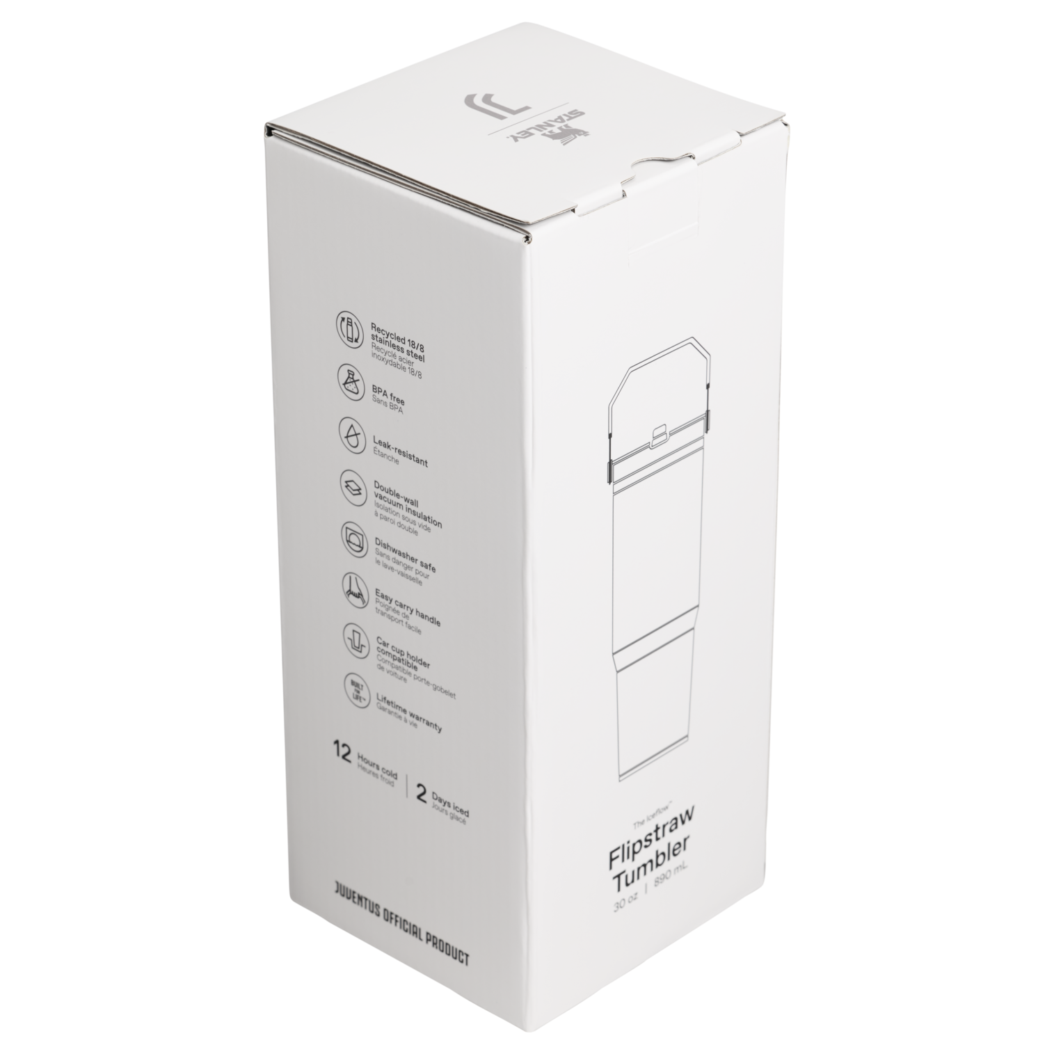 Stanley 1913 x Juventus The IceFlow™ Flip Straw 2.0 Tumbler D336K