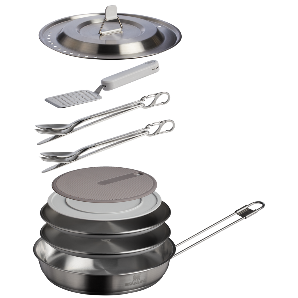 The Wildfare Pro Fry Pan Cookset 15-piece set D093Z